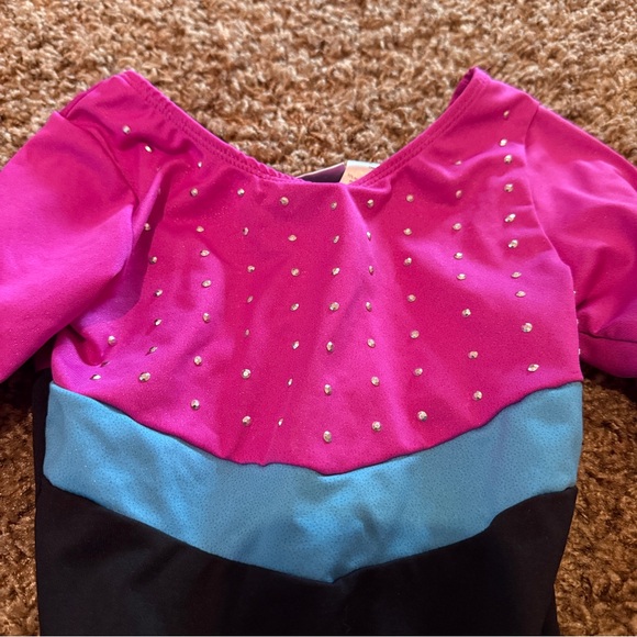 Kids Pink and Blue leotard - Picture 2 of 4